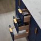 Vinnova Granada 60" Vanity in Royal Blue with White Composite Grain Stone Countertop With Mirror  736060-RB-GW - Image 8