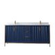 Vinnova Granada 72" Vanity in Royal Blue with White Composite Grain Stone Countertop With Mirror  736072-RB-GW - Image 10