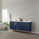 Vinnova Granada 72" Vanity in Royal Blue with White Composite Grain Stone Countertop With Mirror  736072-RB-GW - Image 20