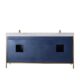 Vinnova Granada 72" Vanity in Royal Blue with White Composite Grain Stone Countertop With Mirror  736072-RB-GW - Image 18
