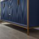 Vinnova Granada 72" Vanity in Royal Blue with White Composite Grain Stone Countertop With Mirror  736072-RB-GW - Image 7