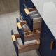 Vinnova Granada 72" Vanity in Royal Blue with White Composite Grain Stone Countertop With Mirror  736072-RB-GW - Image 8