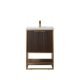 Vinnova Donostia 24" Vanity in Walnut with Ceramic under-mount Sink With Mirror 737024-NLW-WH - Image 11