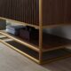 Vinnova Donostia 48" Vanity in Walnut with Grey Composite Armani limestone board stone countertop With Mirror  737048-NLW-ALB - Image 16