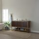 Vinnova Donostia 60" Vanity in Walnut with Grey Composite Armani limestone board stone countertop With Mirror  737060-NLW-ALB - Image 20