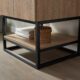 Vinnova Alistair 24B" Single Vanity in North American Oak with White Grain Stone Countertop With Mirror  789024B-NO-GW - Image 8