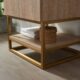 Vinnova Alistair 24" Single Vanity in North American Oak with White Grain Stone Countertop With Mirror  789024-NO-GW - Image 6