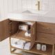 Vinnova Alistair 36" Single Vanity in North American Oak with White Grain Stone Countertop With Mirror  789036-NO-GW - Image 21