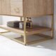 Vinnova Alistair 36" Single Vanity in North American Oak with White Grain Stone Countertop With Mirror  789036-NO-GW - Image 10
