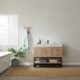 Vinnova Alistair 42B" Single Vanity in North American Oak with White Grain Stone Countertop With Mirror  789042B-NO-GW - Image 16
