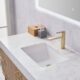 Vinnova Alistair 48" Single Vanity in North American Oak with White Grain Stone Countertop With Mirror  789048-NO-GW - Image 9