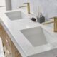 Vinnova Alistair 60" Double Vanity in North American Oak with White Grain Stone Countertop With Mirror  789060-NO-GW - Image 15