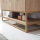 Vinnova Alistair 60" Double Vanity in North American Oak with White Grain Stone Countertop With Mirror  789060-NO-GW - Image 18