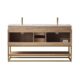 Vinnova Alistair 60" Double Vanity in North American Oak with White Grain Stone Countertop With Mirror  789060-NO-GW - Image 9