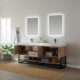 Vinnova Alistair 72B" Double Vanity in North American Oak with White Grain Stone Countertop With Mirror  789072B-NO-GW - Image 4