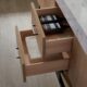 Vinnova Alistair 72B" Double Vanity in North American Oak with White Grain Stone Countertop With Mirror  789072B-NO-GW - Image 8