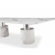 Whiteline Modern Living - Geneva Large Dining Table DT1640XL-WHT - Image 4