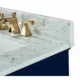 Ancerre Audrey 48"Bathroom Vanity Set in Heritage Blue with 28" Mirror VTSM-AUDREY-48-HB-CW-GD - Image 5
