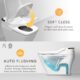 Vovo Integrated Smart Toilet with Bidet Seat and Auto Dual Flush TCB-090S - Image 7