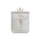 Altair Ivy 30" Single Bathroom Vanity Set in White and Carrara White Marble Countertop with Mirror 531030-WH-CA - Image 7