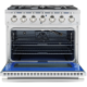 Cosmo 3-Piece, 36" Gas Range, 24" Dishwasher and French Door Refrigerator COS-3PKG-005 - Image 5