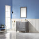 Altair Sutton 36" Single Bathroom Vanity Set in Gray and Carrara White Marble Countertop with Mirror  541036-GR-CA - Image 7
