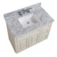 Altair 37" Natural Marble Vanity Top with White Sink 64037-CTP-CA - Image 7