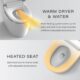 Vovo Integrated Smart Toilet with Bidet Seat and Auto Flush TCB-8100B - Image 7