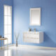 Altair Morgan 36" Single Bathroom Vanity Set in White and Composite Carrara White Stone Countertop with Mirror 534036-WH-AW - Image 7