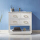 Altair Remi 36" Single Bathroom Vanity Set in White and Carrara White Marble Countertop with Mirror 532036-WH-CA - Image 7
