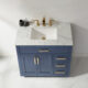 Altair Ivy 36" Single Bathroom Vanity Set in Royal Blue and Carrara White Marble Countertop with Mirror  531036-RB-CA - Image 7