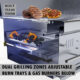 Sunstone 42" Gas Hybrid Dual Zone Charcoal/Wood Burning Grill EMCHDZ42 - Image 9