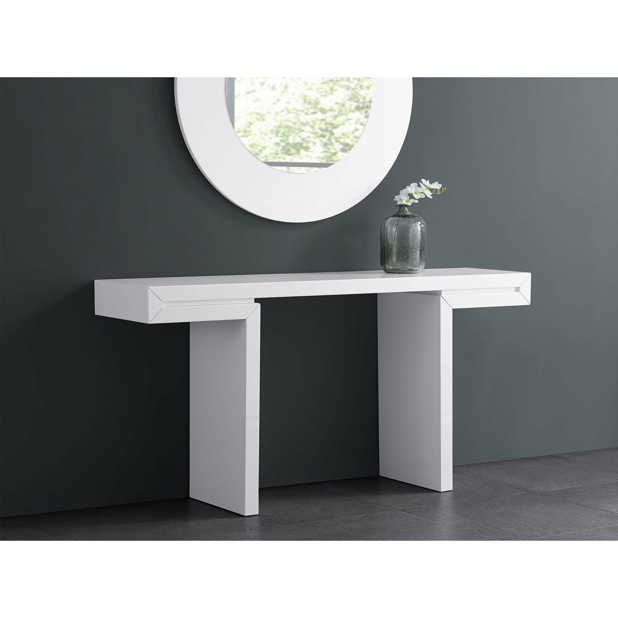 images Whiteline Modern Living - Delaney Console CO1408-WHT - Image 1
