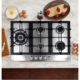 Cosmo 30" Gas Cooktop in Stainless Steel with 5 Sealed Brass Burners 850SLTX-E - Image 2