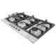 Cosmo 30" Gas Cooktop in Stainless Steel with 5 Sealed Brass Burners 850SLTX-E - Image 5
