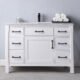 Altair Maribella 48" Single Bathroom Vanity Set in White and Carrara White Marble Countertop with Mirror  535048-WH-CA - Image 8