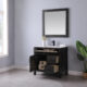 Altair Maribella 36" Single Bathroom Vanity Set in Rust Black and Carrara White Marble Countertop with Mirror 535036-RL-CA - Image 8
