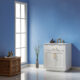 Altair Ivy 30" Single Bathroom Vanity Set in White and Carrara White Marble Countertop with Mirror 531030-WH-CA - Image 8