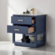 Altair Remi 30" Single Bathroom Vanity Set in Royal Blue and Carrara White Marble Countertop with Mirror  532030-RB-CA - Image 8
