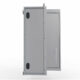 Sunstone 12" x 12" Full Height 360 Swivel Door Corner Cabinet with Three Shelves SWC12SLS - Image 2
