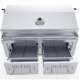 Sunstone 42" Gas Hybrid Dual Zone Charcoal/Wood Burning Grill EMCHDZ42 - Image 2