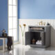 Altair Ivy 30" Single Bathroom Vanity Set in Gray and Carrara White Marble Countertop with Mirror 531030-GR-CA - Image 7