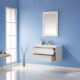 Altair Morgan 36" Single Bathroom Vanity Set in White and Composite Carrara White Stone Countertop with Mirror 534036-WH-AW - Image 8