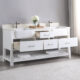 Altair Georgia 72" Double Bathroom Vanity Set in White and Composite Carrara White Stone Top with White Farmhouse Basin with Mirror 537072-WH-AW - Image 8