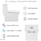 Swiss Madison Concorde One-Piece Square Toilet Dual-Flush 1.1/1.6 gpf - SM-1T106 - Image 8