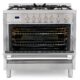 Cosmo 36'' 3.8 cu. ft. Single Oven Gas Range with 5 Burner Cooktop and Heavy Duty Cast Iron Grates in Stainless Steel COS-965AGFC - Image 6