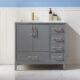 Altair Sutton 36" Single Bathroom Vanity Set in Gray and Carrara White Marble Countertop with Mirror  541036-GR-CA - Image 9