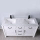 Altair Maribella 60" Double Bathroom Vanity Set in White and Carrara White Marble Countertop with Mirror 535060-WH-CA - Image 9
