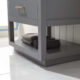 Altair Remi 30" Single Bathroom Vanity Set in Gray and Carrara White Marble Countertop with Mirror  532030-GR-CA - Image 9