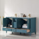 Altair Sutton 60" Double Bathroom Vanity Set in Royal Green and Carrara White Marble Countertop with Mirror  541060-RG-CA - Image 12